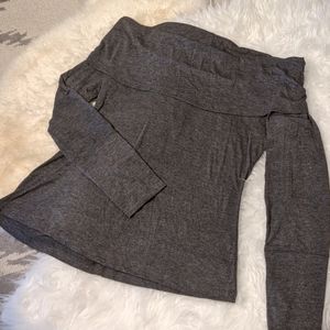 Anthropologie Off-Shoulder Long-Sleeve